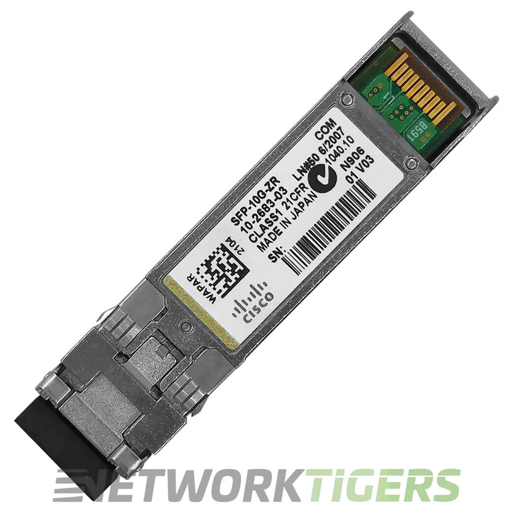 NEW Cisco SFP-10G-ZR 10GB BASE-ZR 1550nm SMF Duplex LC 80km SFP+ Transceiver