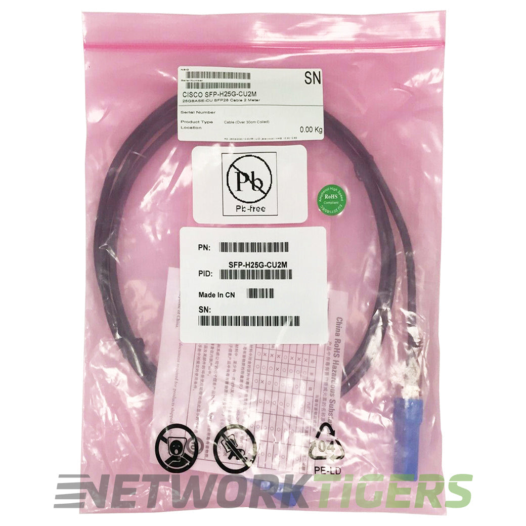 NEW Proline SFP-H25G-CU2M-PRO 2m 25GB SFP28 Direct Attach Copper Cable