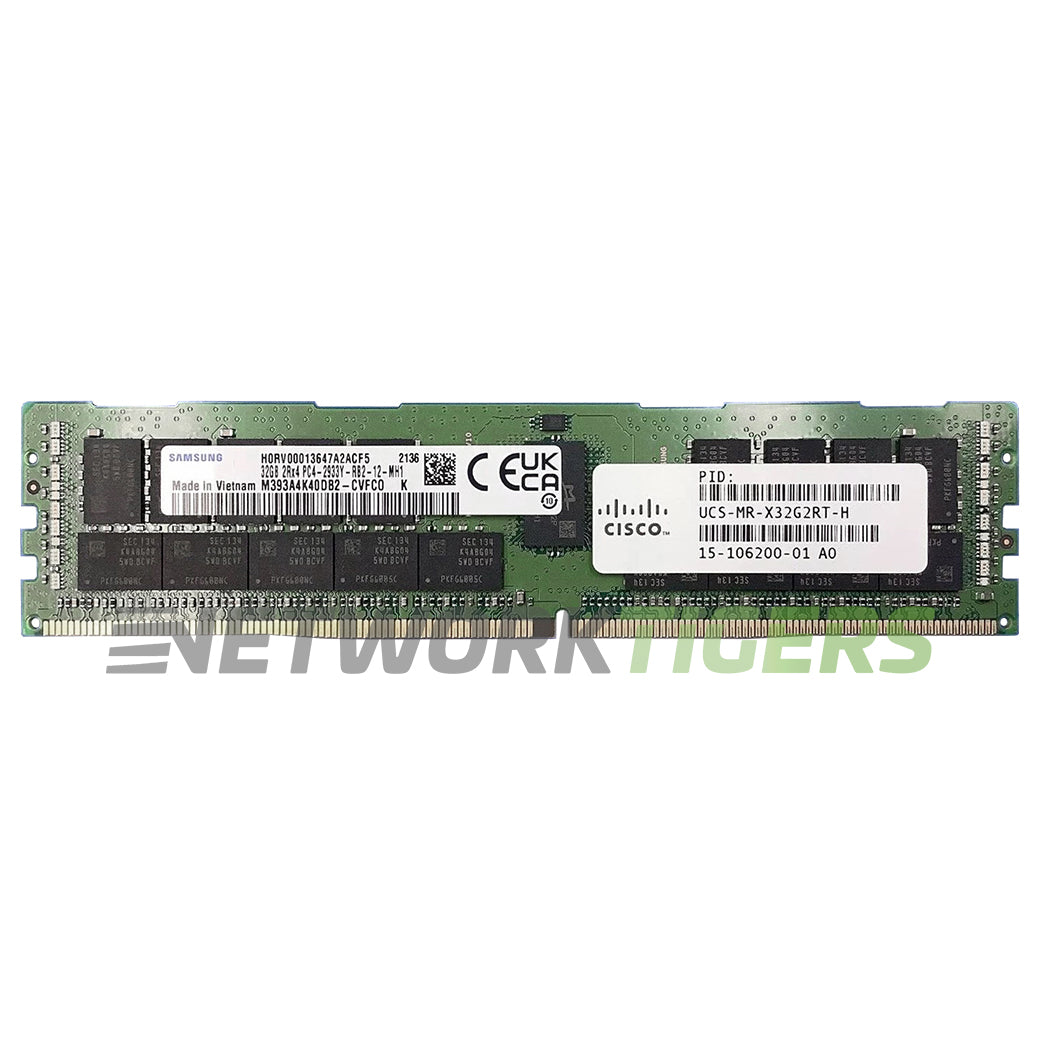 Cisco UCS-MR-X32G2RT-H 32GB DDR4-2933MHz RDIMM 2Rx4 (8Gb)/1.2v Memory