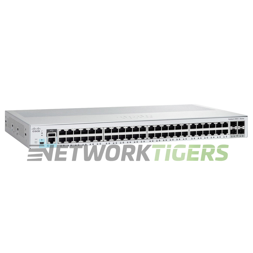 Cisco WS-C2960L-SM-48TS Catalyst 2960L 48x 1GB RJ45 4x 1GB SFP Switch