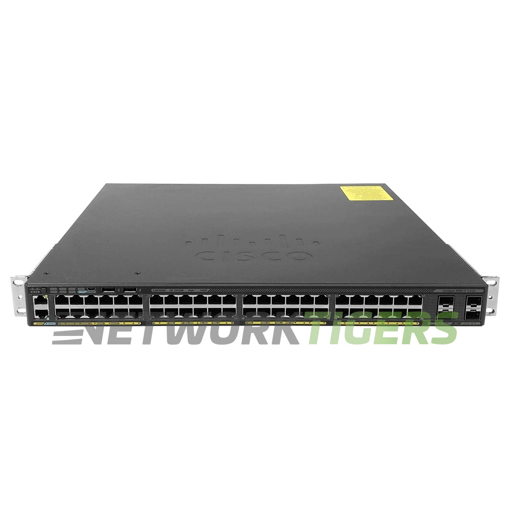 NEW Cisco WS-C2960X-48FPS-L 48x 1GB PoE RJ45 4x 1GB SFP Switch