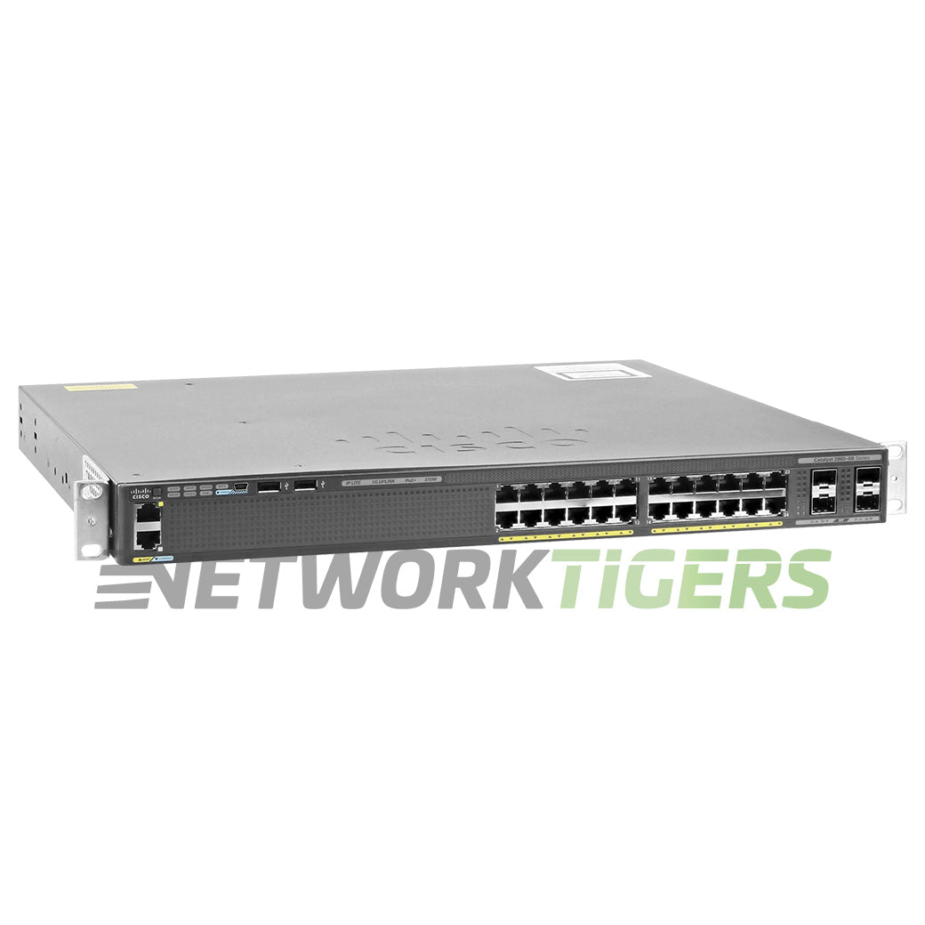 NEW Cisco WS-C2960XR-24PS-I 24x 1GB PoE RJ45 4x 1GB SFP Switch