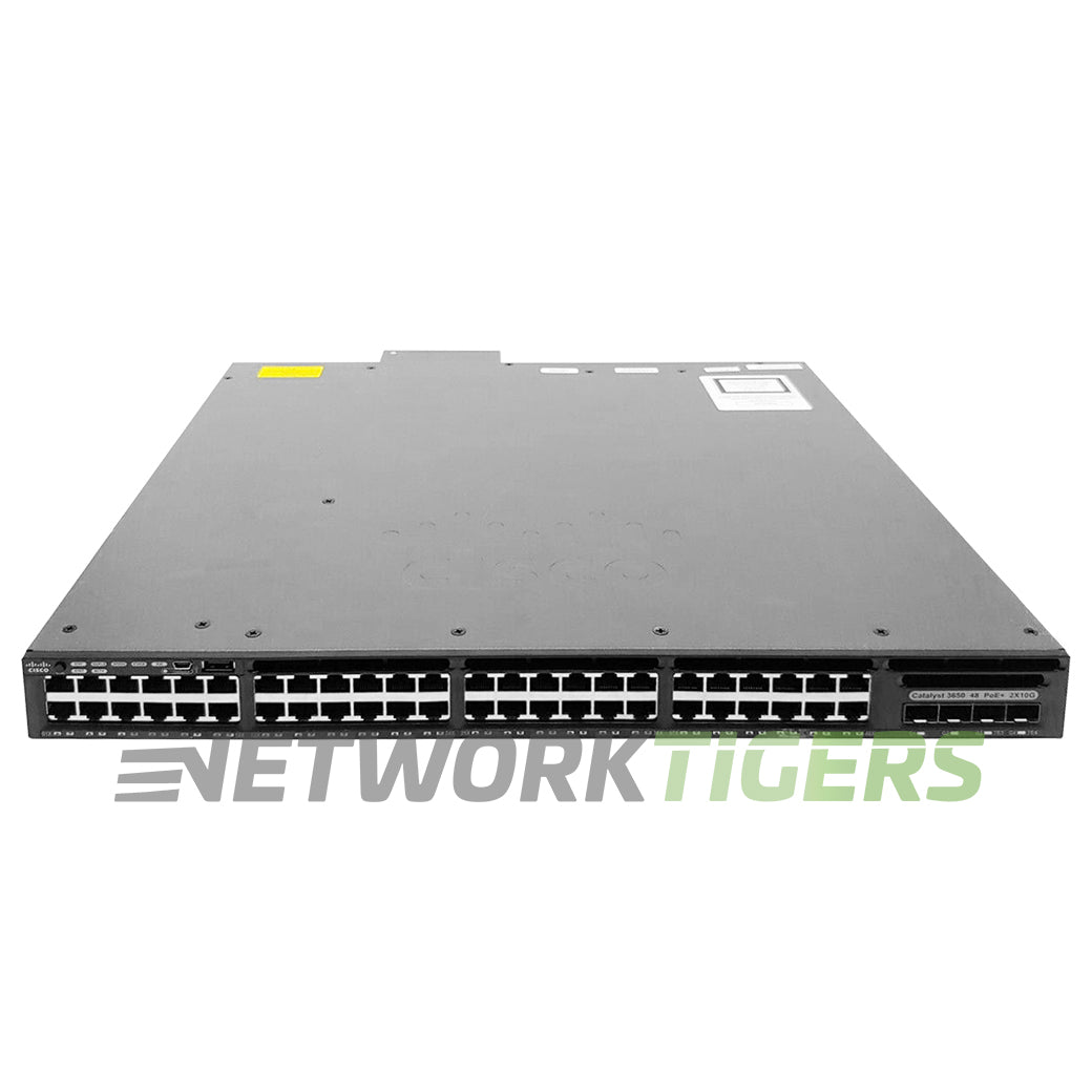 NEW Cisco WS-C3650-48FWD-S 48x 1GB FPoE RJ45 2x 10GB SFP+ Manages 5 APs Switch
