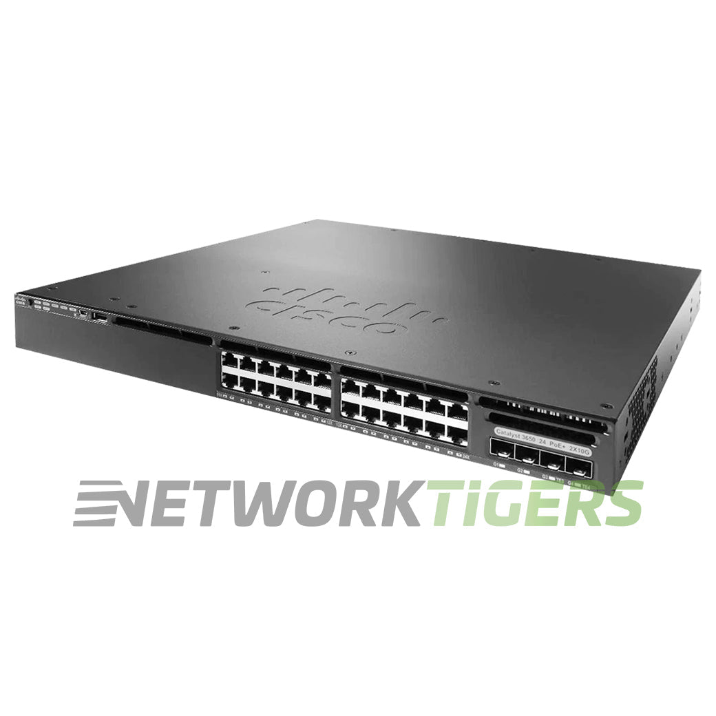 Cisco WS-C3650-8X24UQ-E 16x 10GB Copper UPoE RJ45 8x MultiGB 4x SFP+ Switch