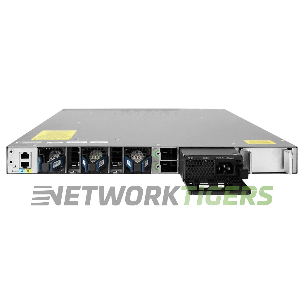 Cisco WS-C3850-12X48U-S 48x (12x MultiGB) UPoE RJ45 1x Mod Slot Switch
