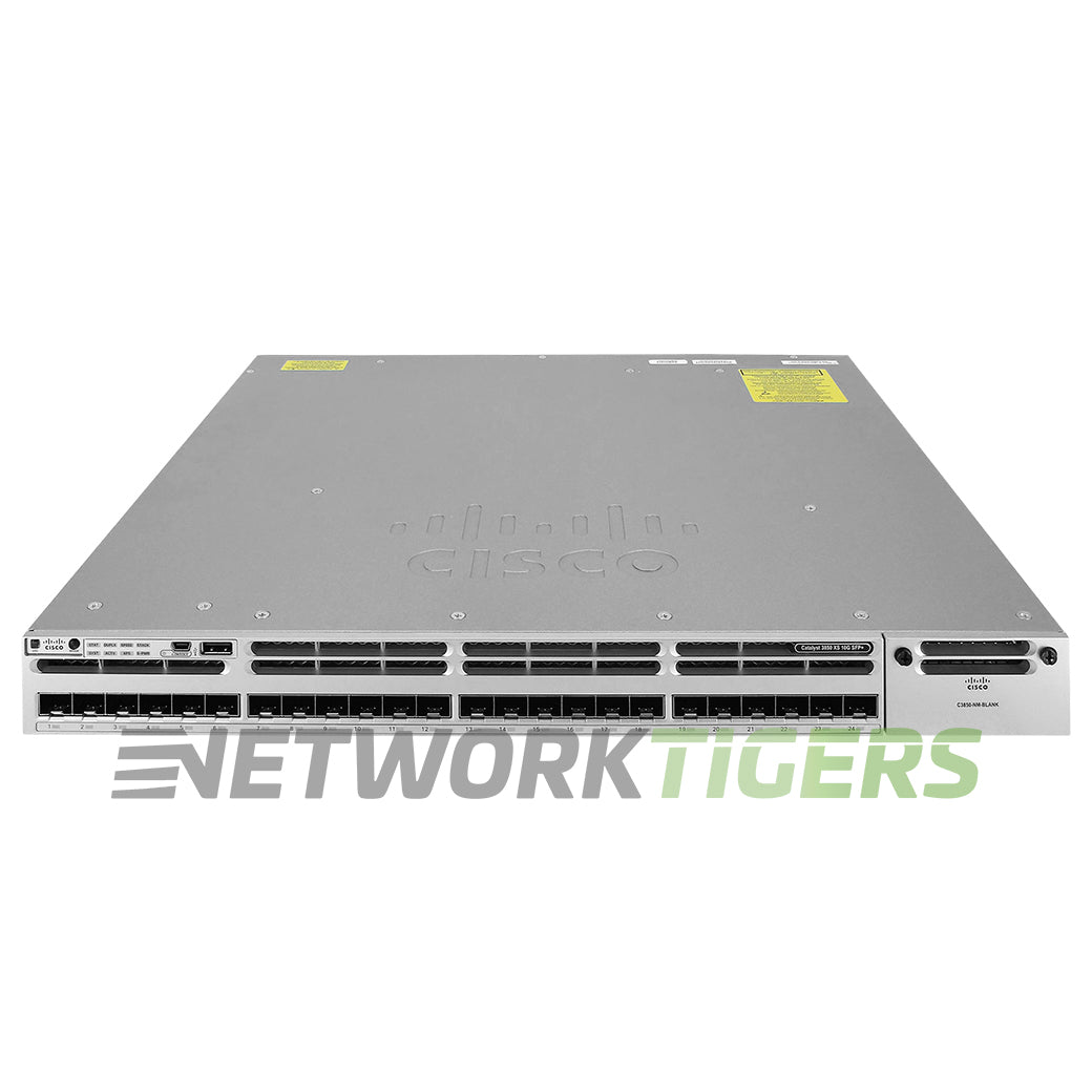 Cisco WS-C3850-24S-E Catalyst 3850 24x 1GB SFP 1x Free Module Slot Switch