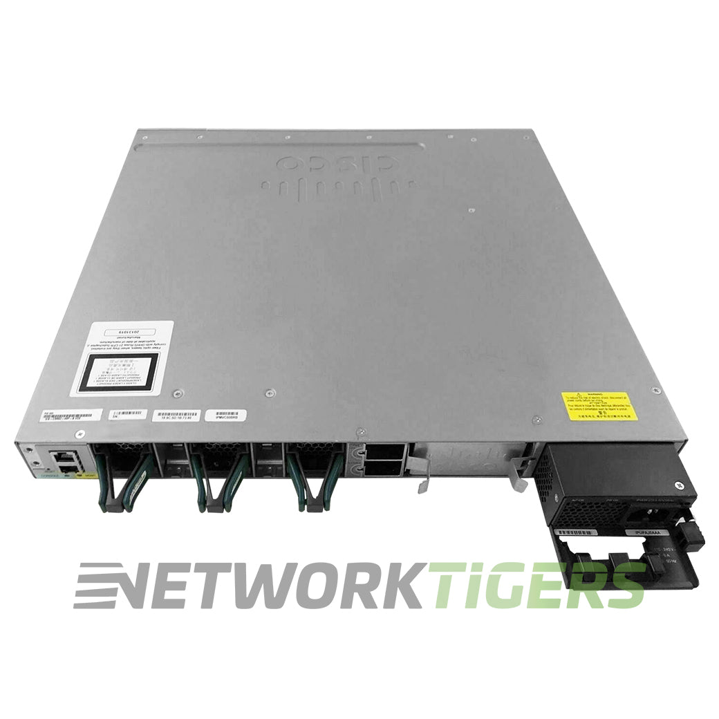 NEW Cisco WS-C3850-48F-E 48x 1GB PoE+ RJ45 1x Module Slot Switch
