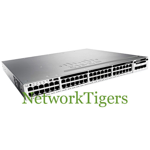 Cisco WS-C3850-48W-S 48x 1GB PoE RJ45 1x Module Slot Manages 5x APs Switch