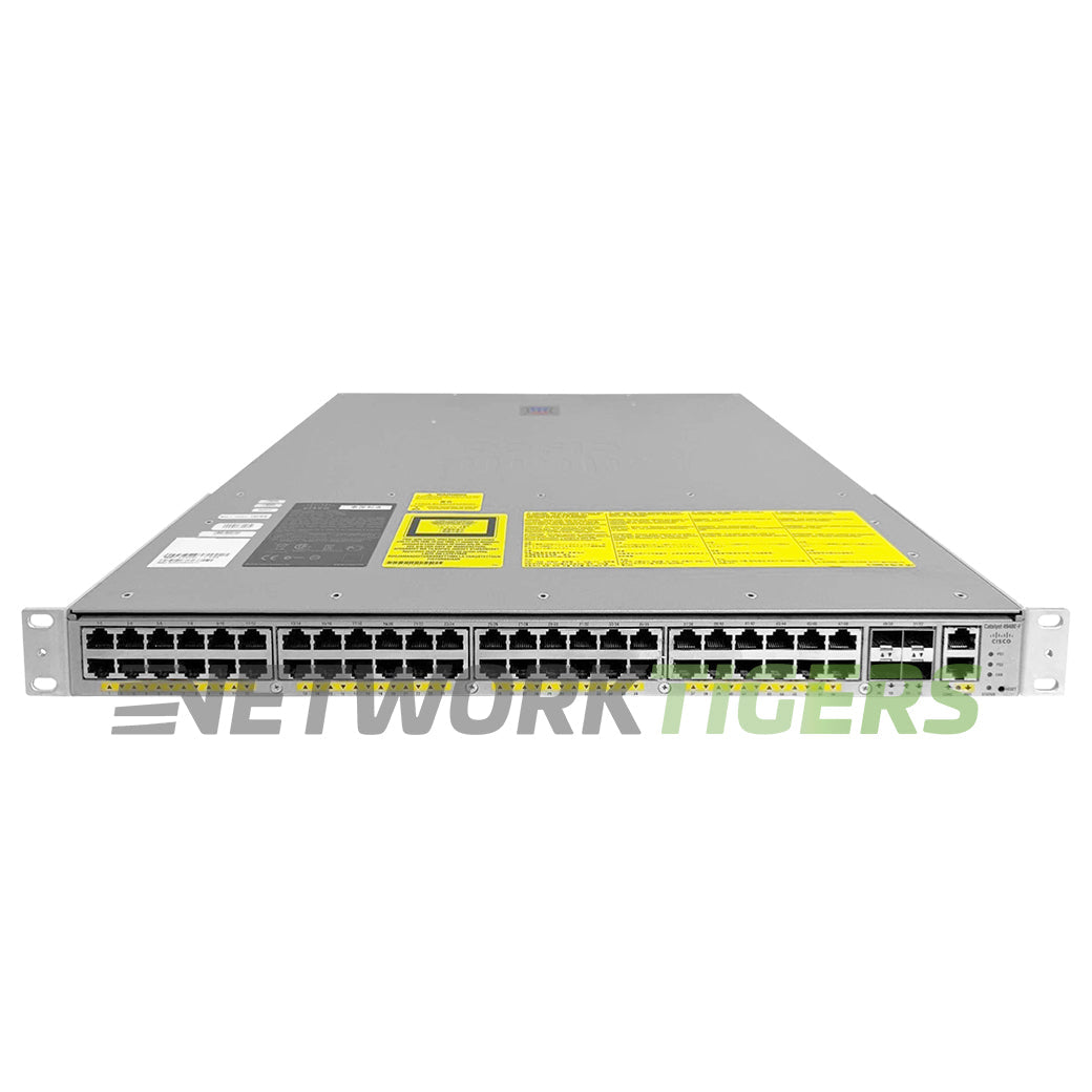 Cisco WS-C4948E-S 48x 1GB RJ45 4x 10GB SFP+ Front-to-Back Air Switch