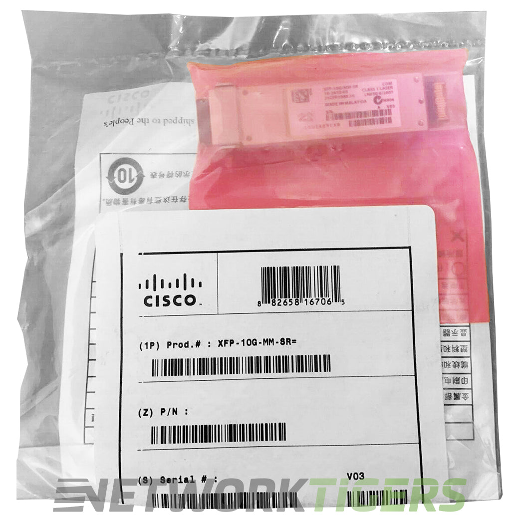 NEW Cisco XFP-10G-MM-SR 10GB BASE-SR 850nm Short Reach MMF XFP Transceiver