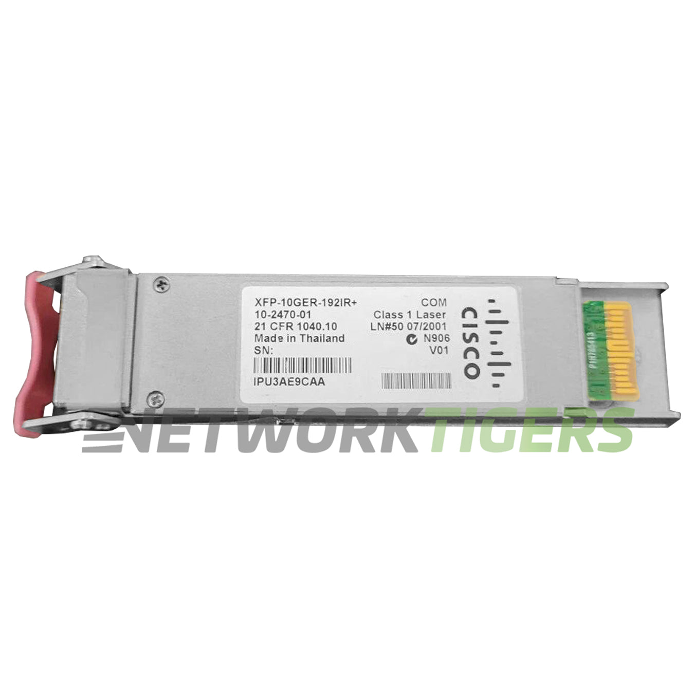 Cisco XFP-10GER-192IR+ 10GB BASE-ER OC-192/STM-64 IR-2 XFP Transceiver