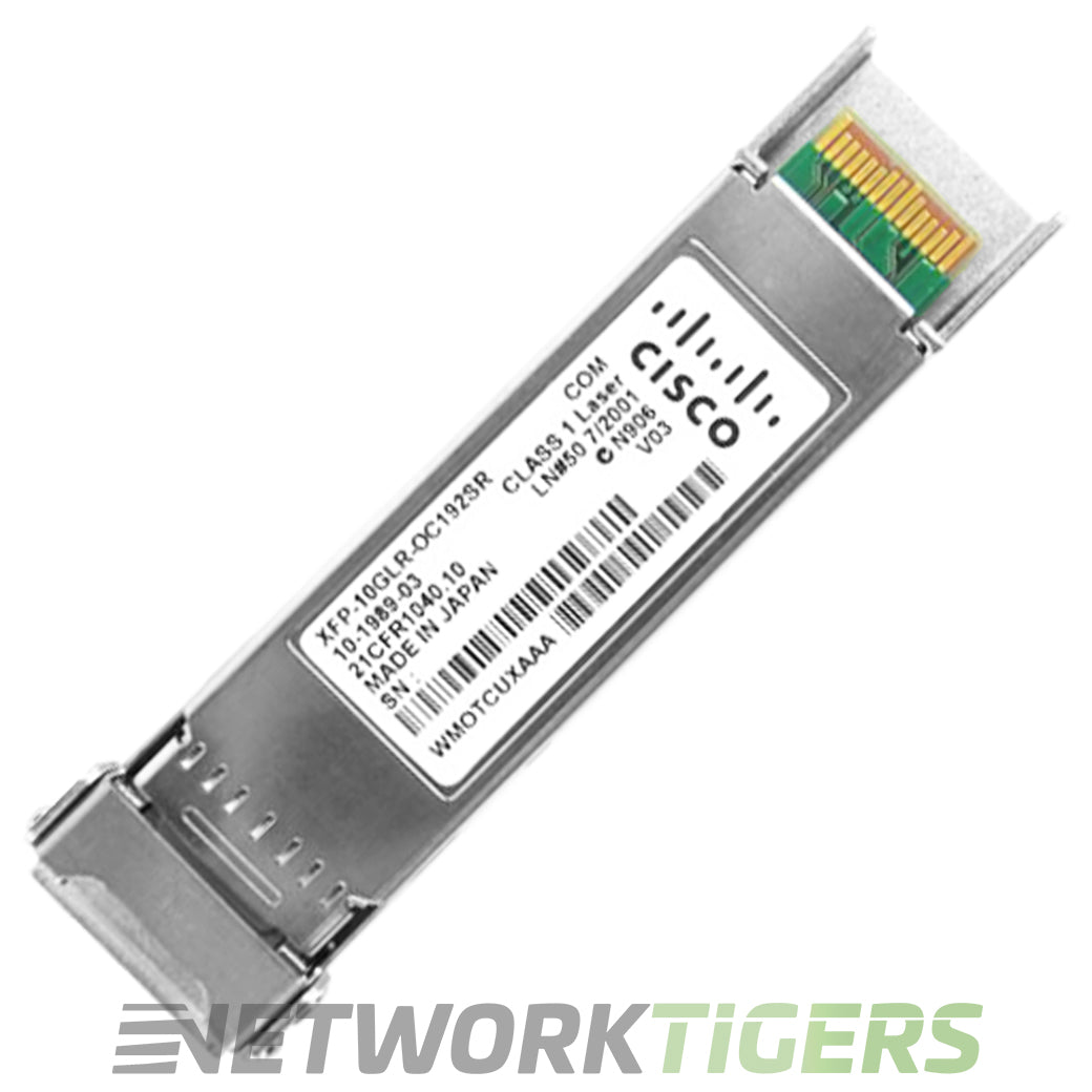 Cisco XFP-10GLR-OC192SR 10GB BASE-LR OC-192/STM-64 SR-1 SMF XFP Transceiver
