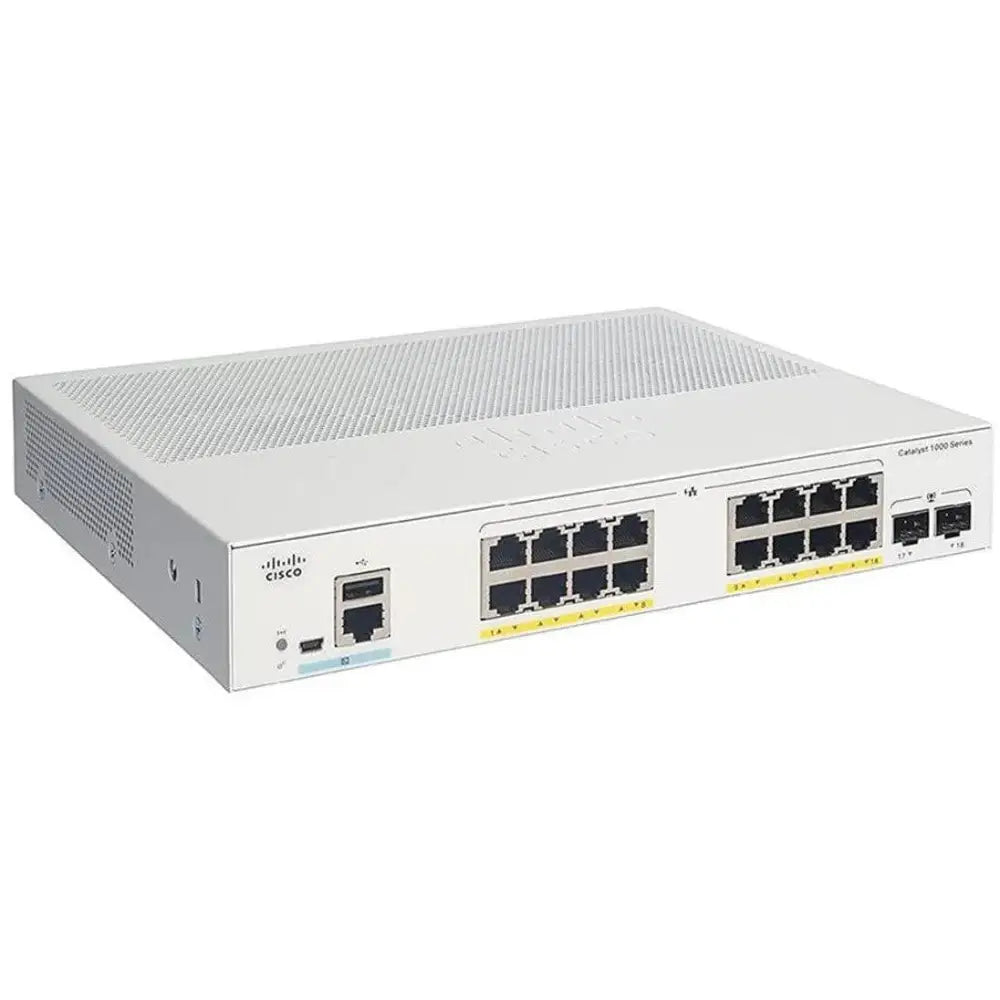 Cisco Catalyst 1000 C1000-16T-2G-L 16-Port Gigabit Managed Switch 2x SFP - Refurbished