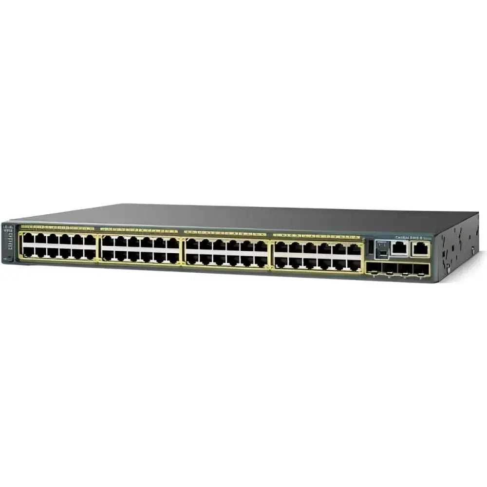 Cisco Catalyst 2960S 48-Port Gigabit Ethernet Switch WS-C2960S-48TS-L 4x SFP LAN Base - Refurbished