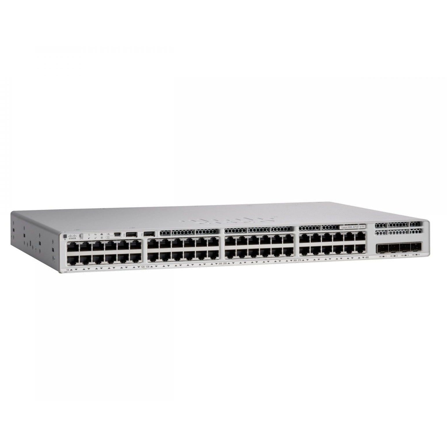 C9200-48PXG-A - Cisco Catalyst 9200 Series Switch with  8 ports Multi-Gigabit Ethernet (up to 10GE), 40 ports 1 Gigabit Ethernet, Full PoE+, Network Advantage license
