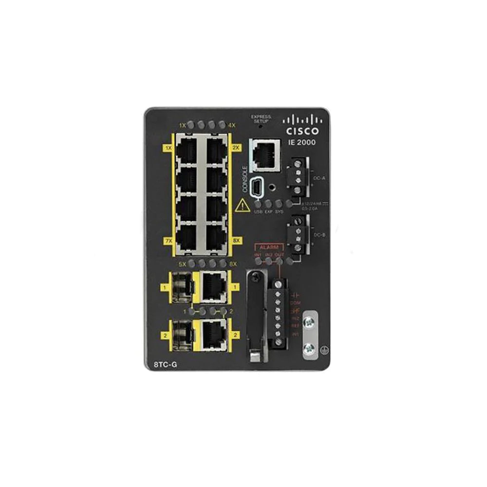 Cisco Industrial IE2000-8TC-G-E Rugged 8x10/100 +2x1G Combo Switch