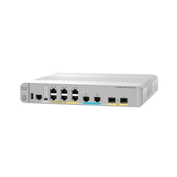 WS-C3560CX-8XPD-S | Cisco 6x 1GB PoE+ RJ45 2x MultiGB RJ45 2x 10GB SFP+ Switch