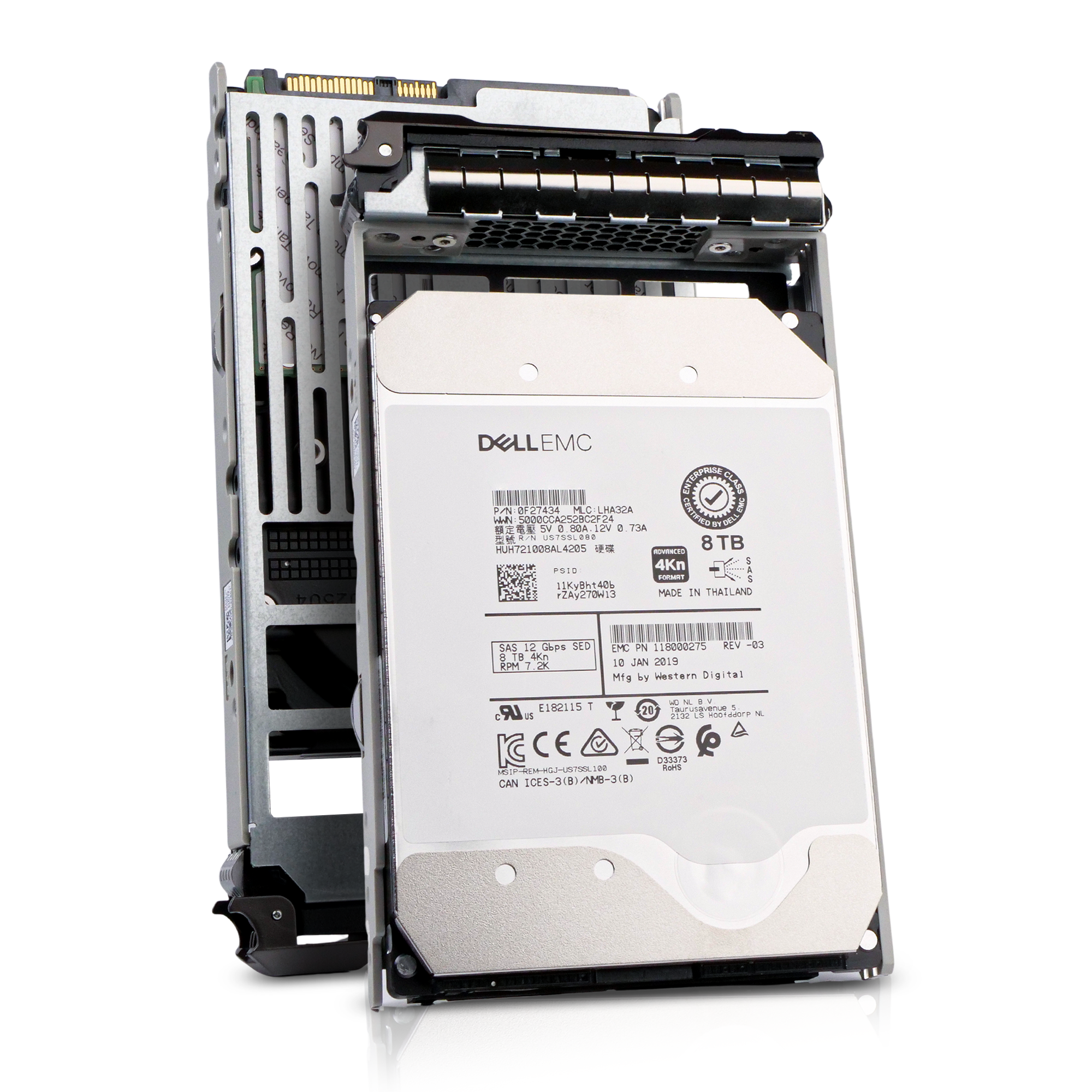 Dell G13 118000275 8TB 7.2K RPM SAS 12Gb/s 4Kn 256MB 3.5in HDD