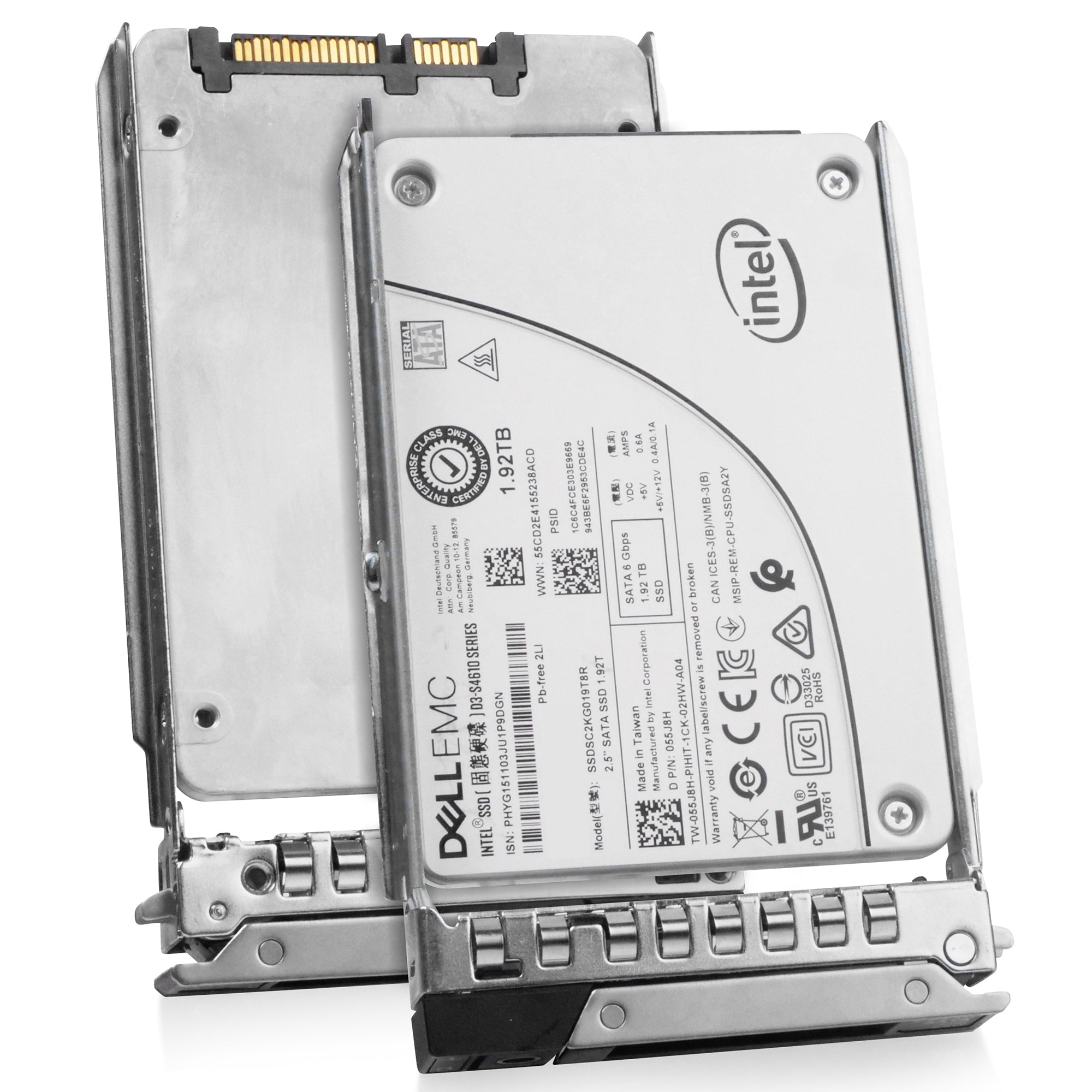 Dell G14 345-BJZP 1.92TB 3 DWPD SATA 6Gb/s Mixed-Use 3D TLC 2.5in Refurbished SSD