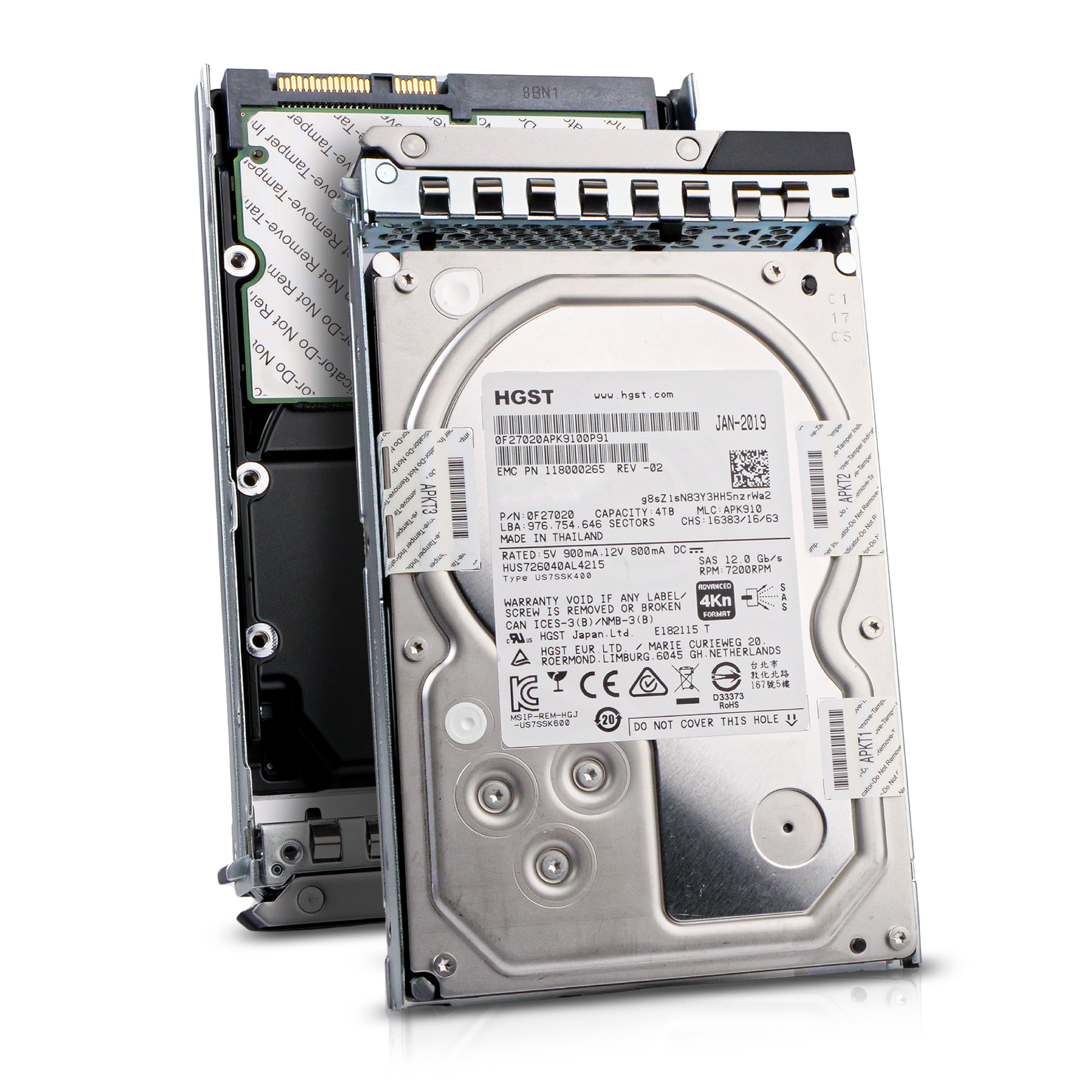 Dell G14 0YXG4K 4TB 7.2K RPM SAS 12Gb/s 4Kn 128MB 3.5in HDD