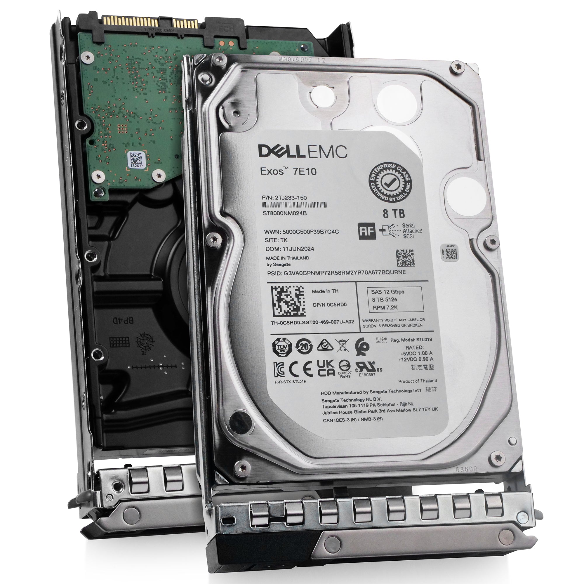 Dell G14 400-BKZT 8TB 7.2K RPM SAS 12Gb/s 512e 3.5in Hard Drive