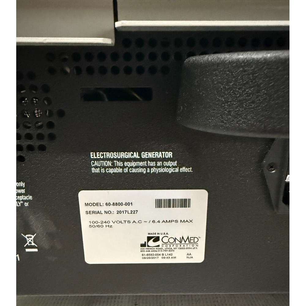 ConMed – HelixAR electrosurgical unit – 60-8800-001 – with 30-day warranty