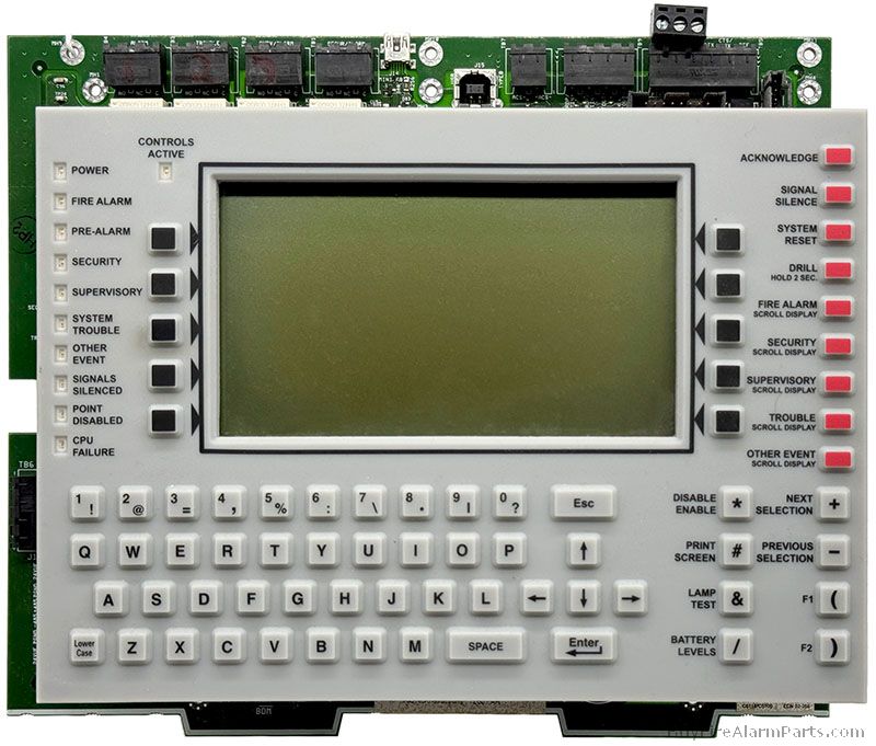 Notifier CPU2-3030D Replacement CPU with LCD Display & QWERTY Keypad for NFS2-3030