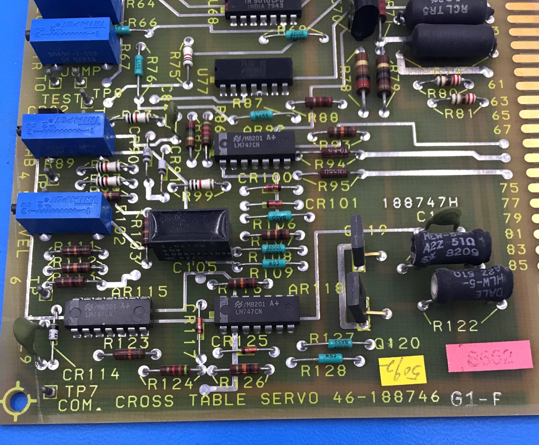 Cross Table Servo (46-188746 G1 F) GE Advantx