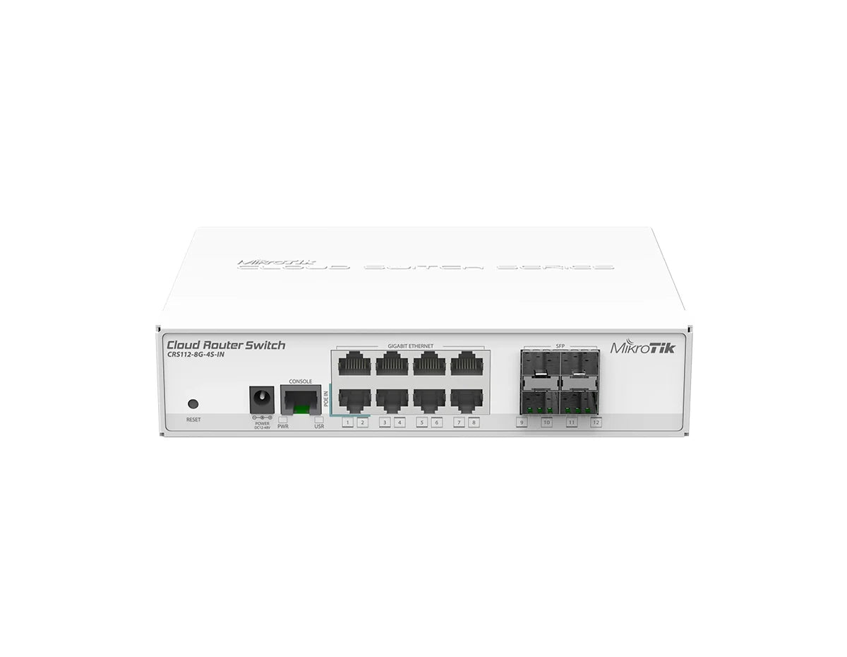 Mikrotik CRS112-8G-4S-IN Cloud Router Switch