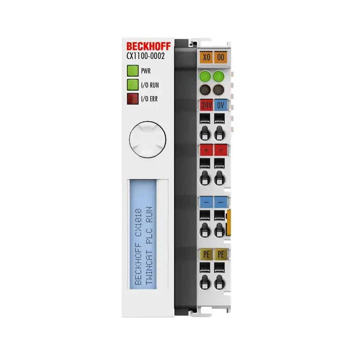 CX1100-0002 | Beckhoff 24 VDC Power Supply with Integrated K-Bus and NOVRAM for CX1010/CX1020 Systems
