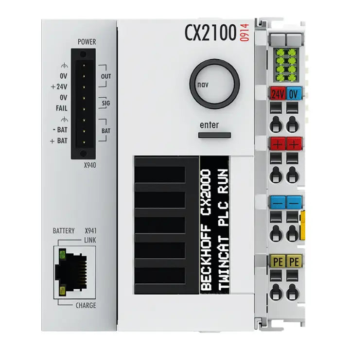 CX2100-0914 | Beckhoff 24 VDC 100 W Power Supply and UPS Module for CX20x3/CX2042 Systems