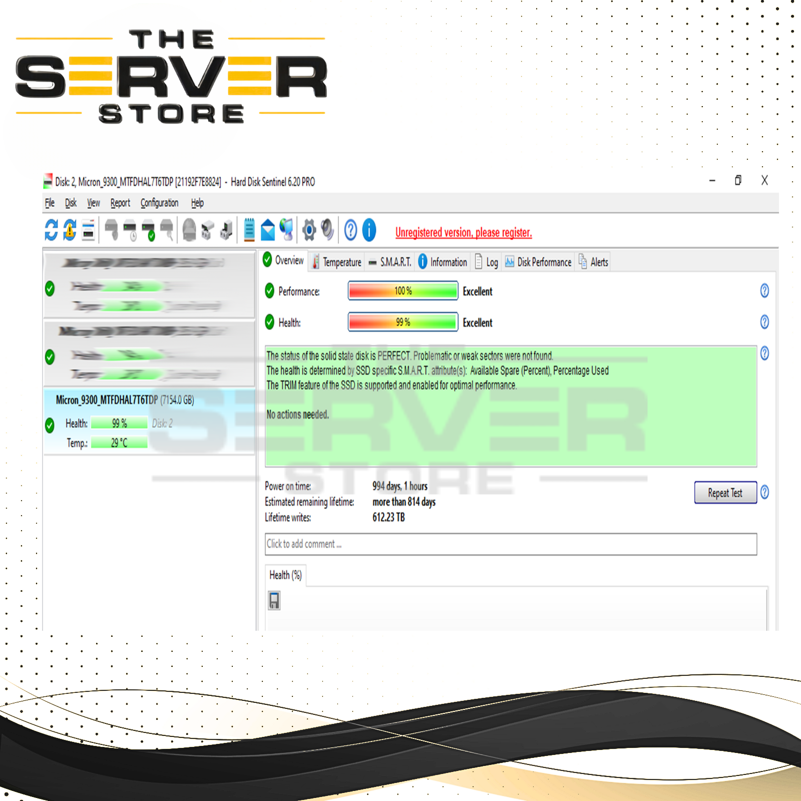 Micron 7.68TB NVMe U.2 PCIe Gen 3.0 x4 SFF 2.5" SSD 9300 Pro Series MTFDHAL7T6TDP