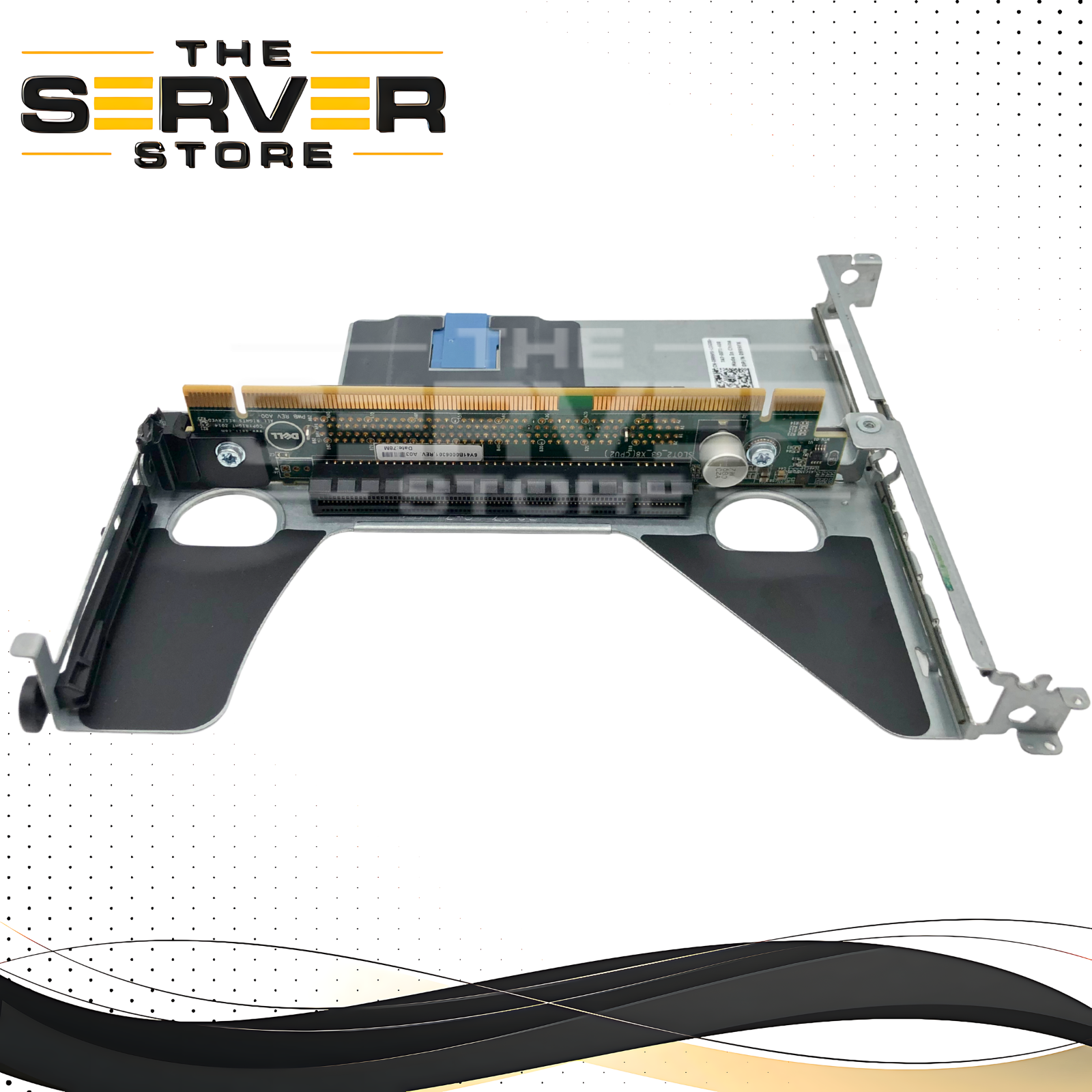 Dell PowerEdge R630 PCI-e Riser 1 Card with Metal Bracket. P/N: 999FX, 0999FX.