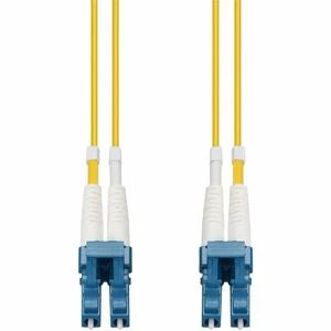 AddOn 30m LC to LC Yellow OS2 Duplex OFNR (Riser-Rated) SMF Fiber Patch Cable