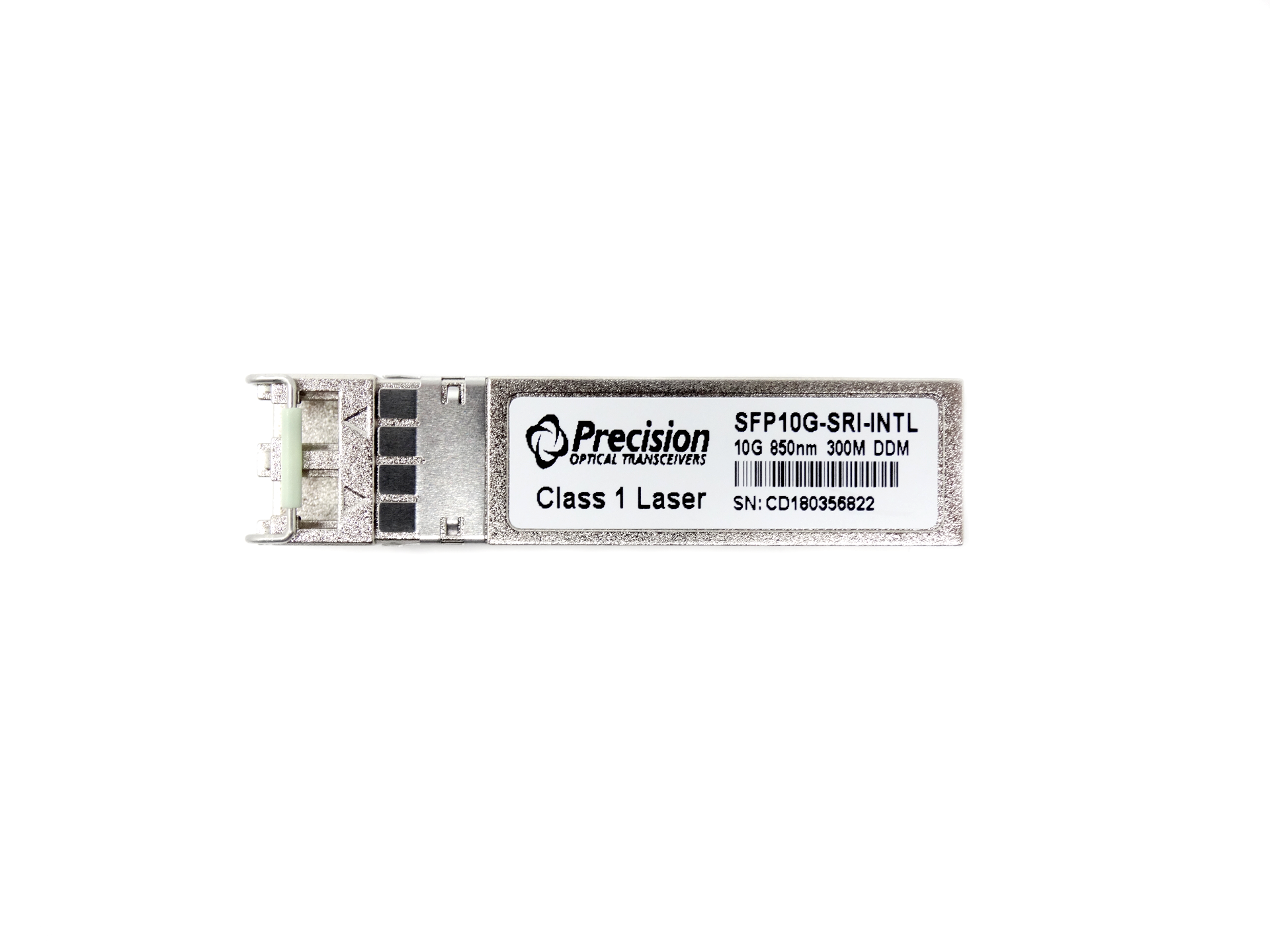 Precision SFP-10G-SR Compatible 10GBASE-SR SFP+ 850nm 300m Transceiver (SFP10G-SRI-INTL)