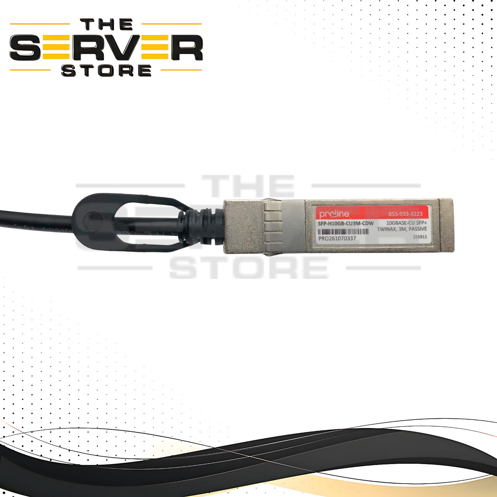 Proline 3M 10G SFP+ DAC Cable for Cisco SFP-H10GB-CU3M SFP-H10GB-CU3M-CDW