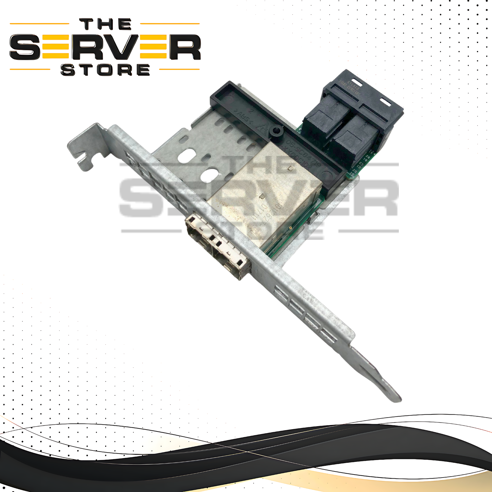 Supermicro 8-port Mini SAS HD Internal-to-External Cable Adapter, High Profile Bracket. P/N: AOM-SAS3-8I8E.