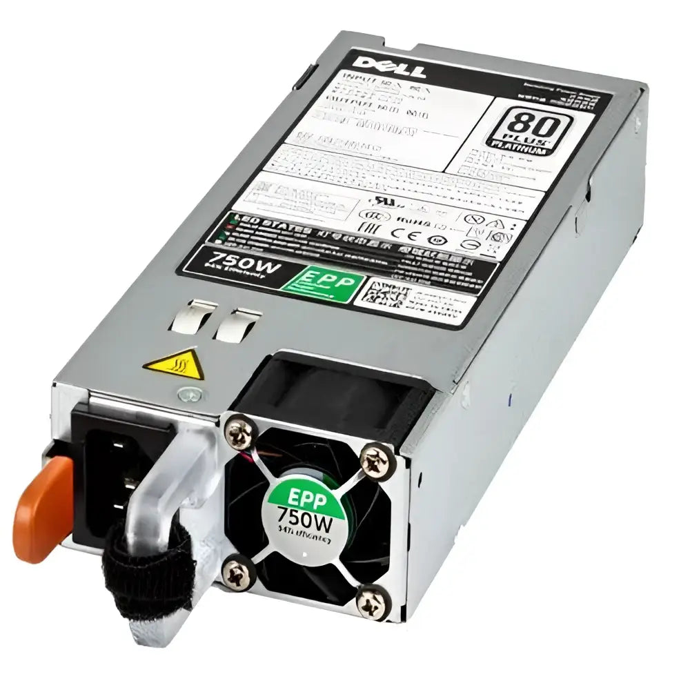 Dell 750W 80 Plus Platinum Hot-Swap Power Supply for PowerEdge R730 R730XD R630 T430 T630 - Refurbished