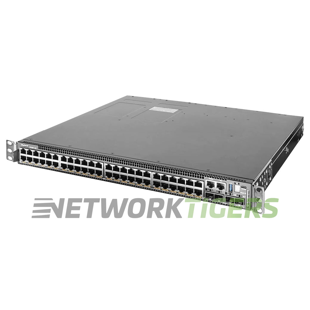 Dell E3248P-ON 48x 1GB PoE+ RJ45 4x 10GB SFP+ 2x 100GB QSFP28 F-B Air Switch