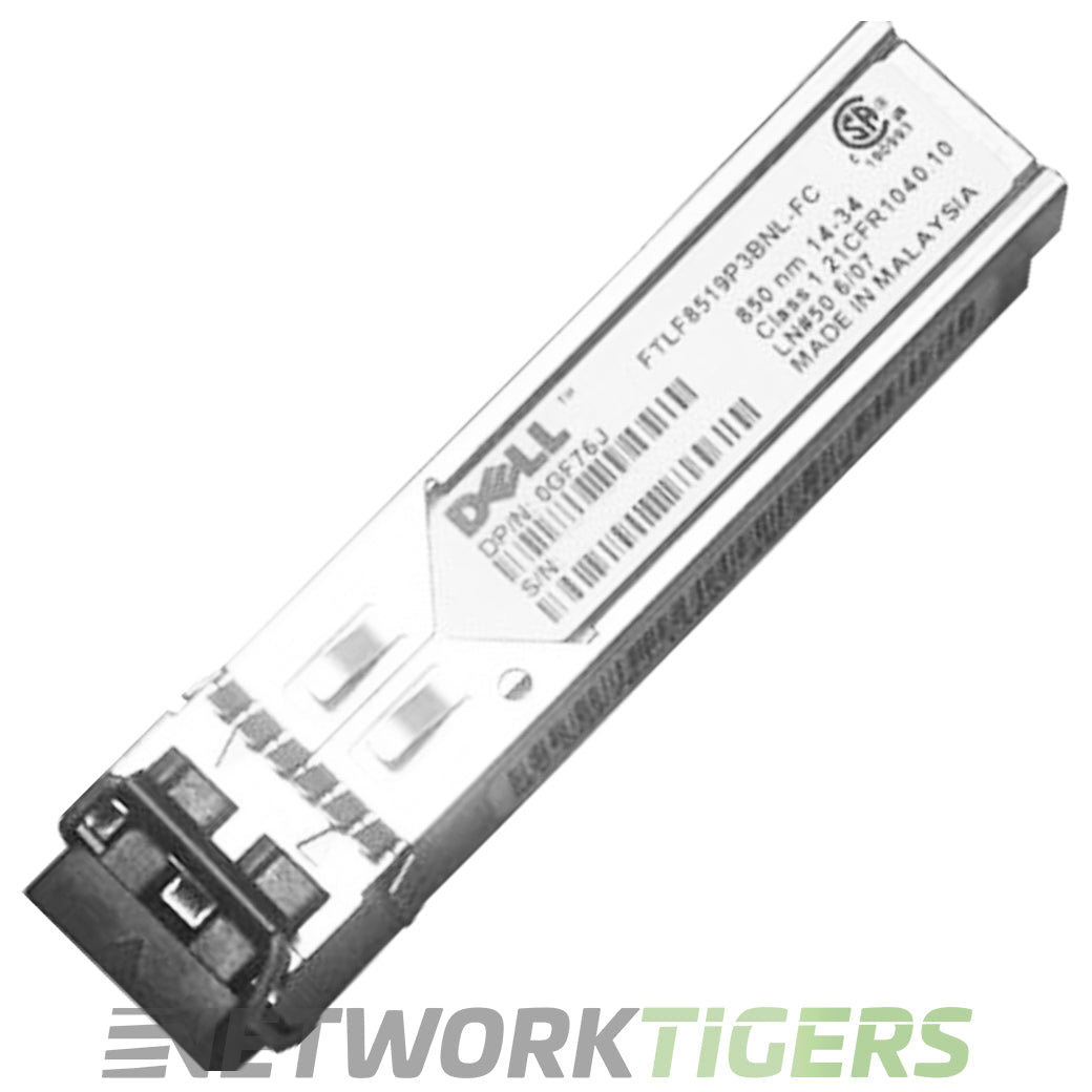 NEW Dell GP-SFP2-1S GF76J 1GB BASE-SR 850nm Short Reach GF76J SFP Transceiver