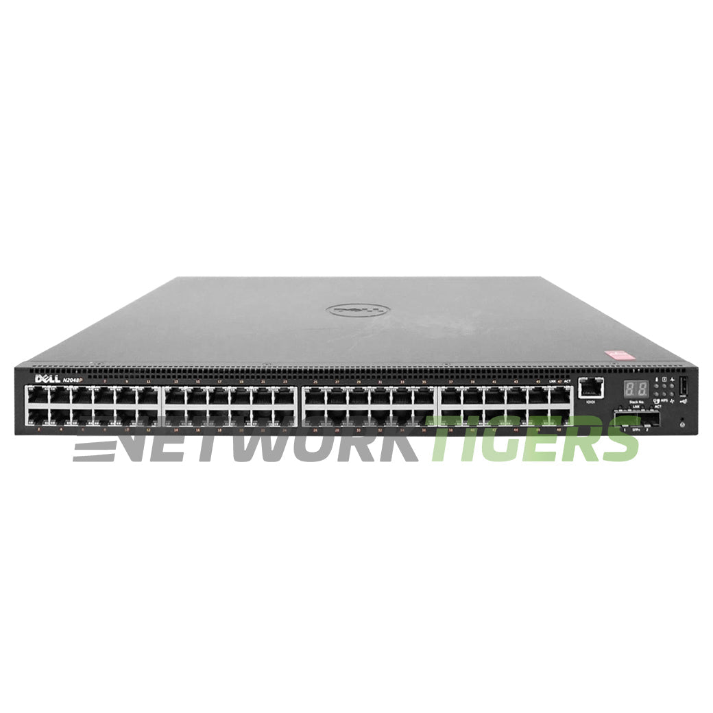 NEW Dell N2048P N2000 Series 48x 1GB PoE+ RJ-45 2x 10GB SFP+ EMC Switch