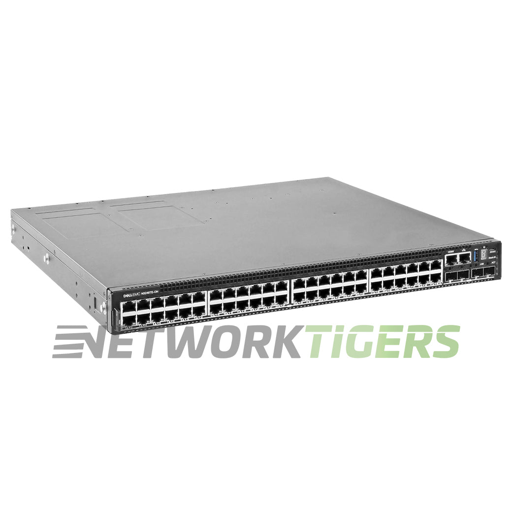 Dell N3248TE-ON 48x 1GB RJ45 4x 10GB SFP+ 2x 100GB QSFP28 F-B Air OS6 Switch