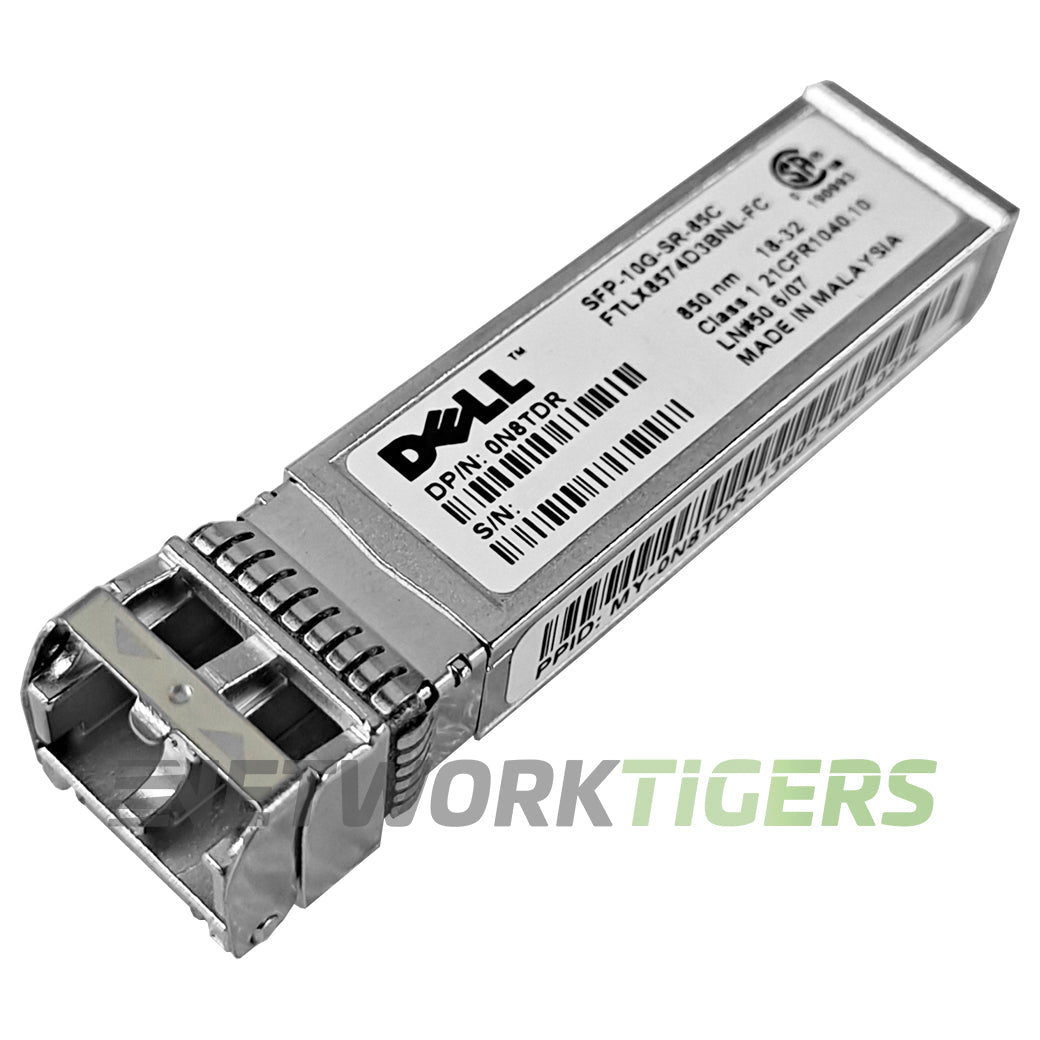 Dell N8TDR 10 Gigabit BASE-SR SFP-10G-SR-85C 850nm 300m LC SFP+ Transceiver