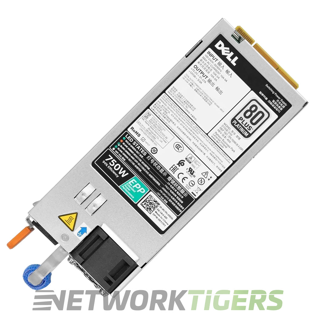 NEW Dell R17R1 750W AC Back-to-Front Airflow (Reverse) Switch Power Supply