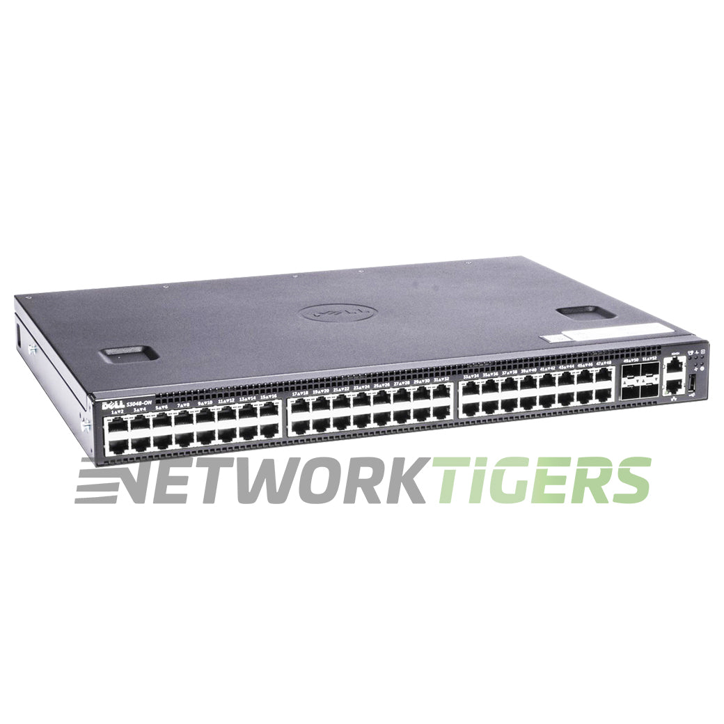 Dell S3048-ON 48x 1GB RJ45 4x 10GB SFP+ Front-to-Back Airflow 210-AEDM Switch
