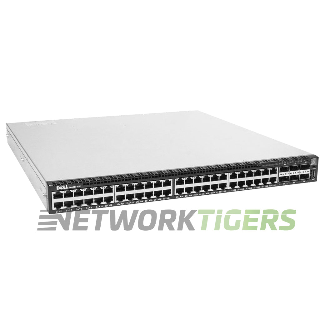 Dell S4048T-ON-RA 210-AHMV 48x 10GB Copper 6x 40GB QSFP+ B-F Air OS10 Switch