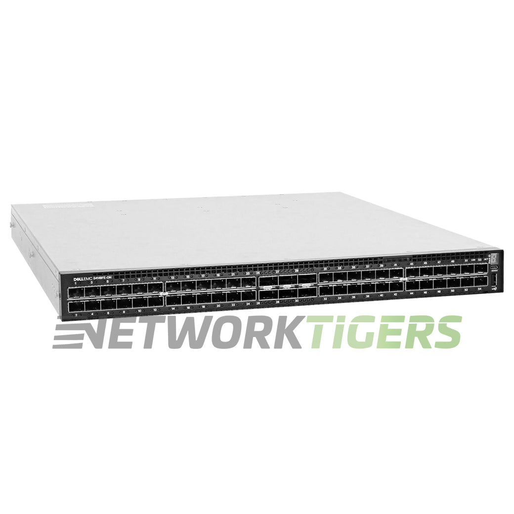 NEW Dell S4148FE-ON 48x 10GB SFP+ 2x 40GB QSFP+ 4x QSFP28 F-B Air OS10 Switch