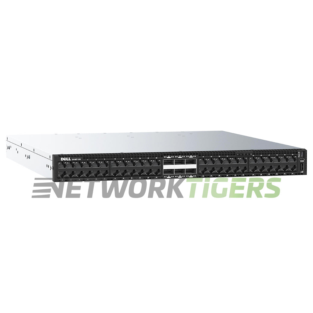 NEW Dell S4148T-ON 48x 10GB Copper 2x 40GB QSFP+ 4x 100GB QSFP28 F-B OS10 Switch