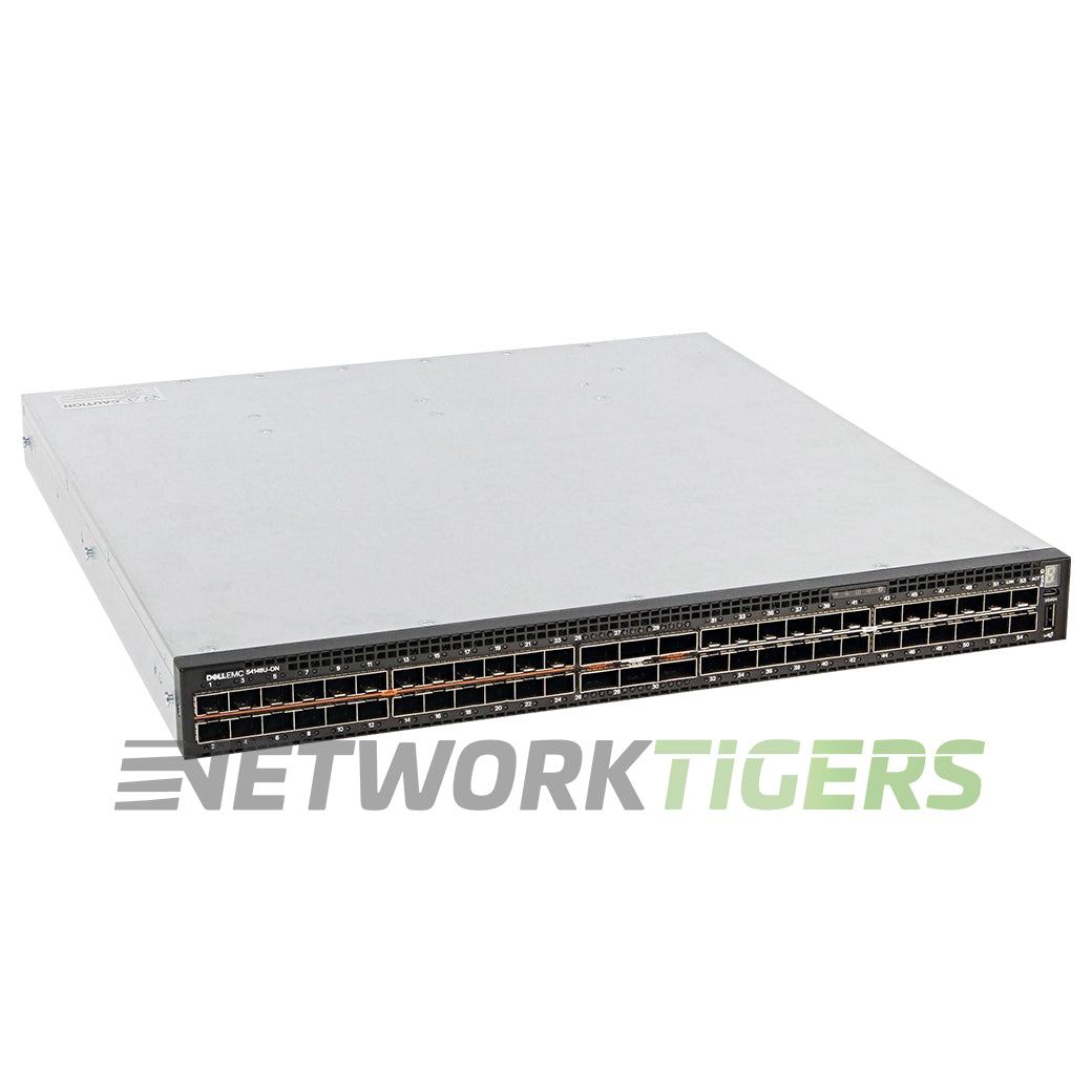 NEW Dell S4148U-ON-RA 48x (24x Unified) SFP+ 2x QSFP+ 4x QSFP28 B-F OS10 Switch