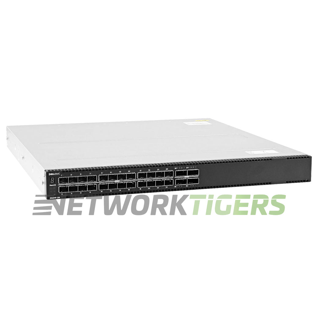 Dell S5224F-ON 24x 25GB SFP28 4x 100GB QSFP28 Front-to-Back Air OS10 Switch